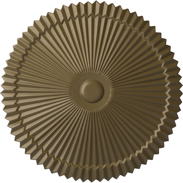 Ekena Millwork Shakuras Ceiling Medallion (Fits Canopies up to 5"), Hand-Painted Mississippi Mud, 24"OD x 3"P CM24SHMMF - main